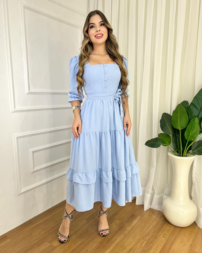 Vestido Liso Hina