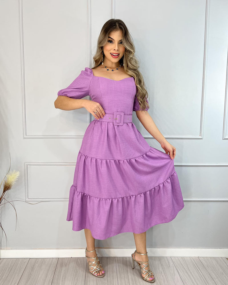 Vestido Liso Hadessa