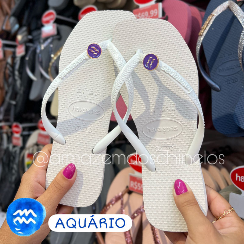 Havaianas Square + Pingentes Signo