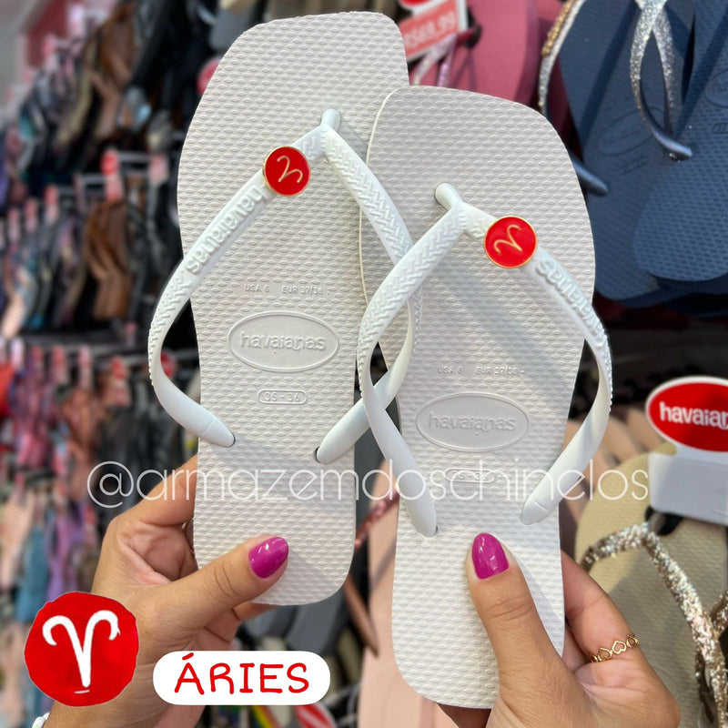 Havaianas Square + Pingentes Signo