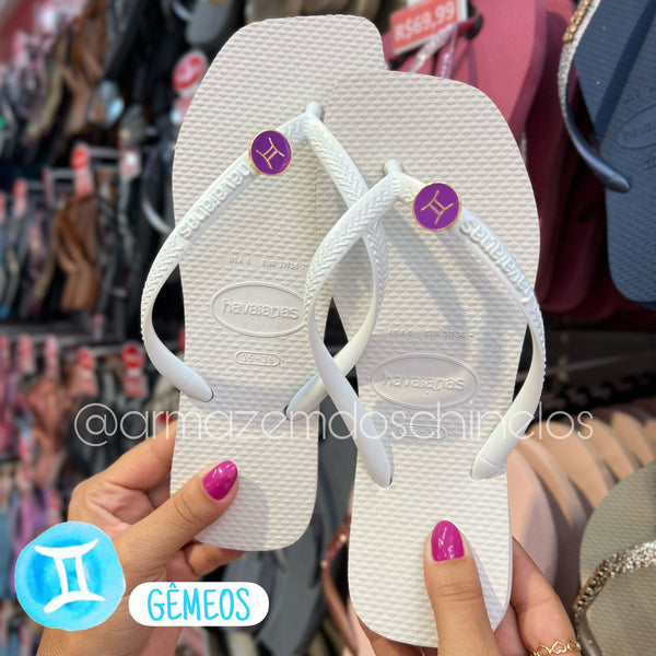 Havaianas Square + Pingentes Signo