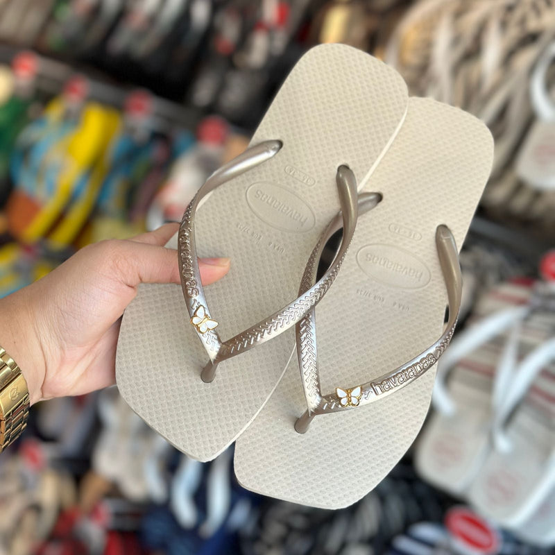 Havaianas Slim Square + Pin Borboleta