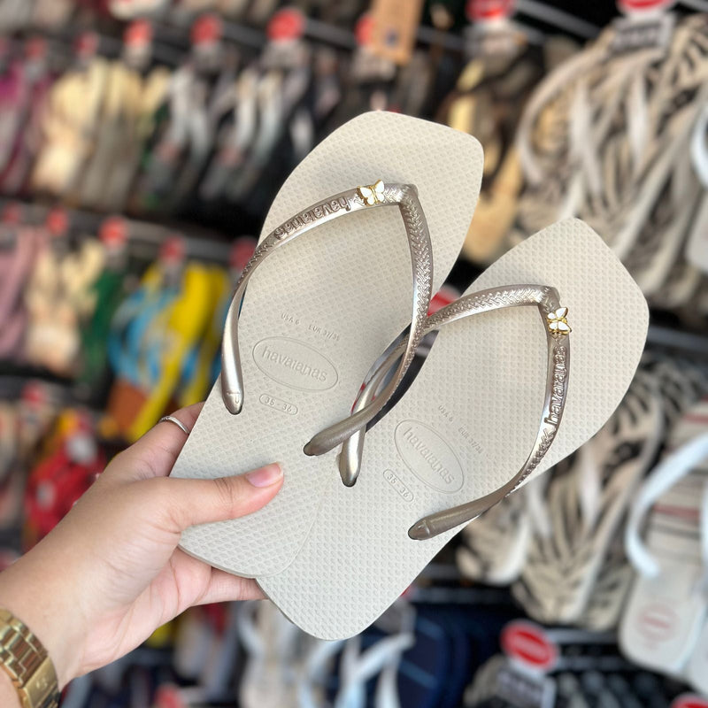 Havaianas Slim Square + Pin Borboleta