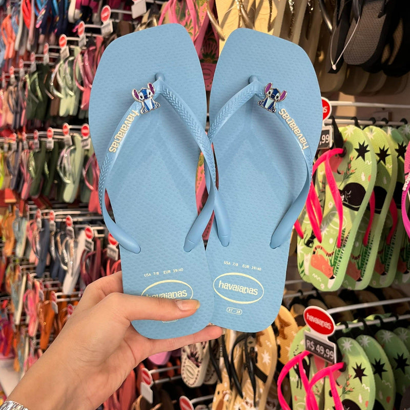 Havaianas Slim Square Logo Pop Up + Pin Stitch