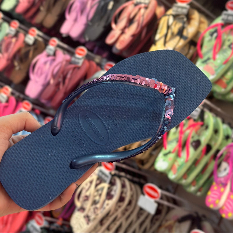 Havaianas Slim Square Magic Sequin