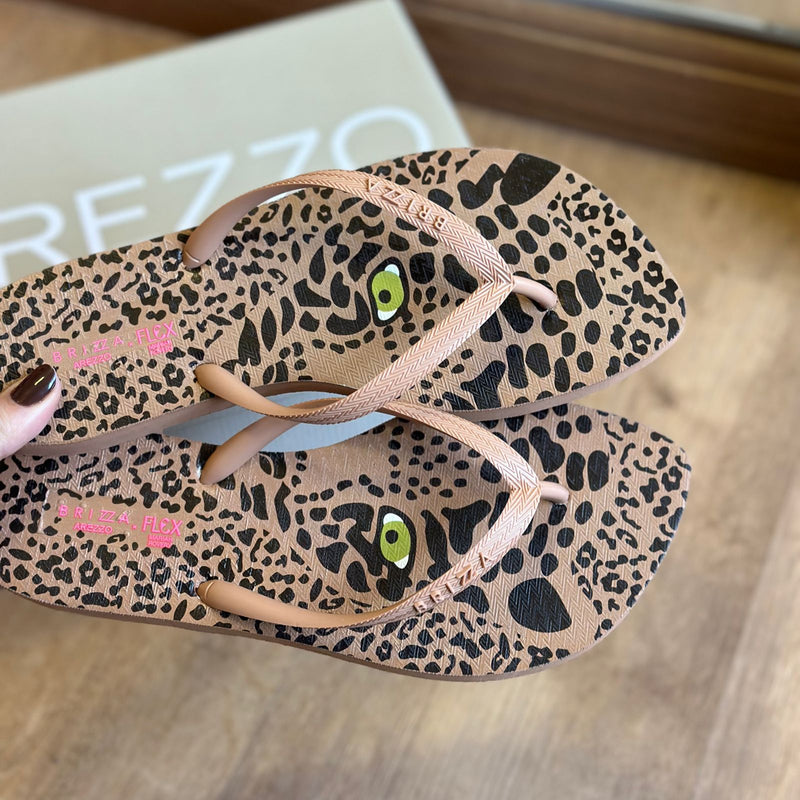 Chinelo de Dedo Arezzo Print Flash Flex Z190620016