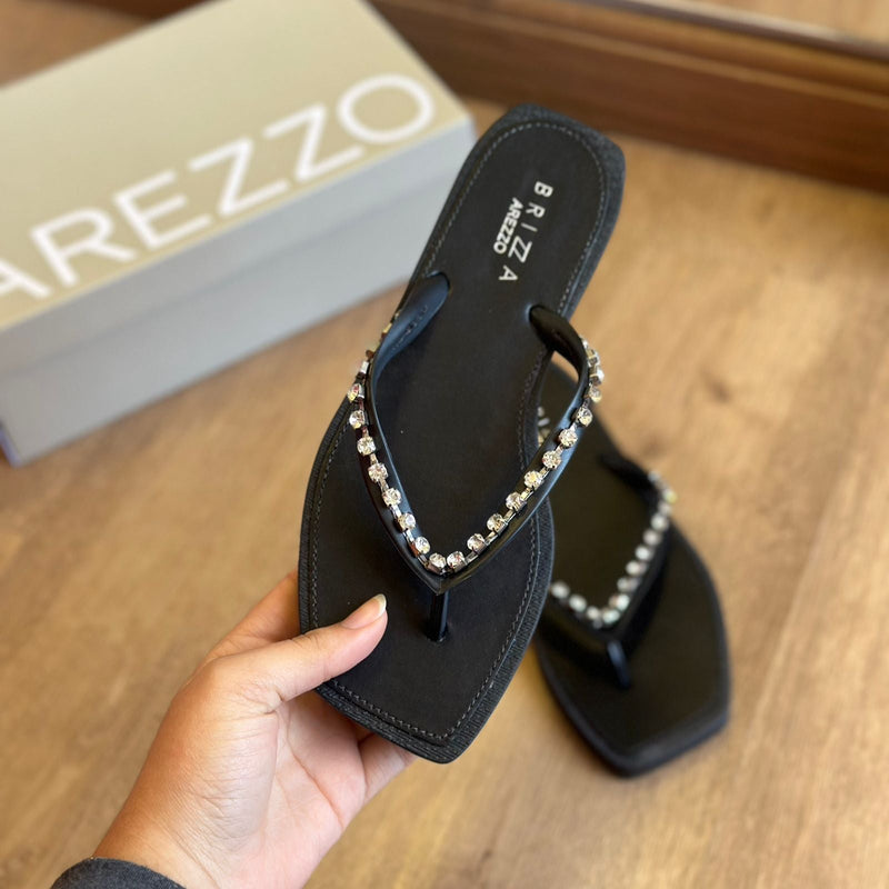 Chinelo de Dedo Arezzo Pedrarias Square Brizza Z190270040