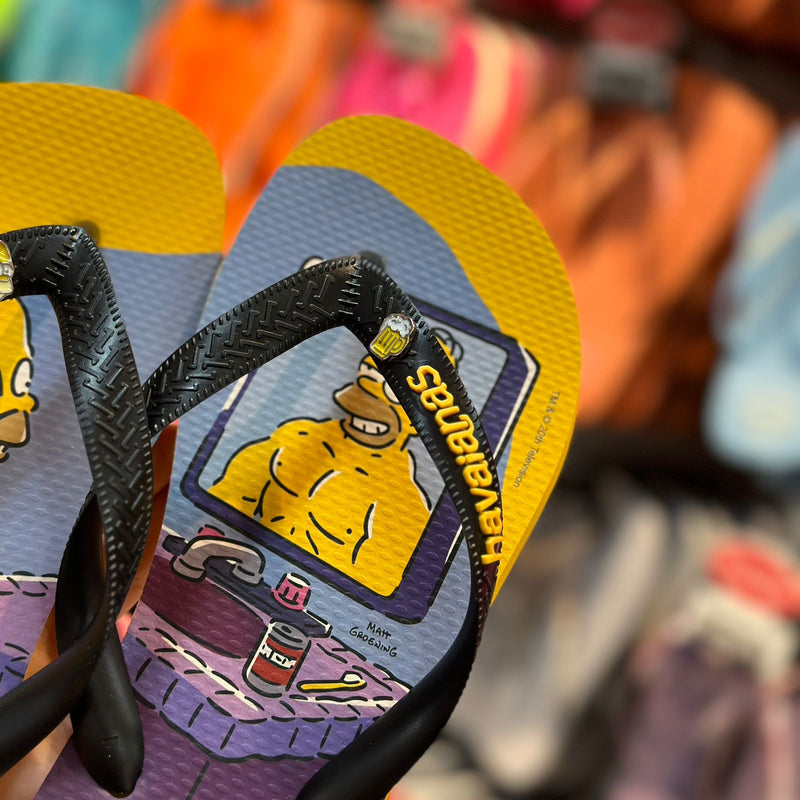 Havaianas Simpsons + Pin Homer e Cerveja Duff