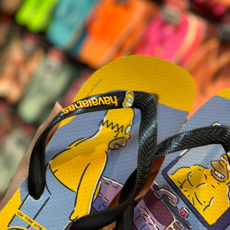 Havaianas Simpsons + Pin Homer e Cerveja Duff