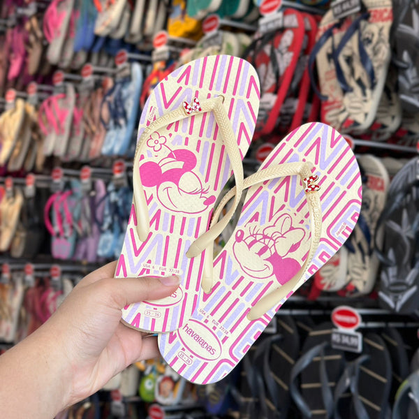 Havaianas Slim Disney + Pin Laço da Minnie