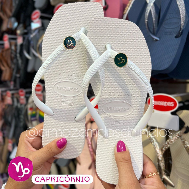 Havaianas Square + Pingentes Signo