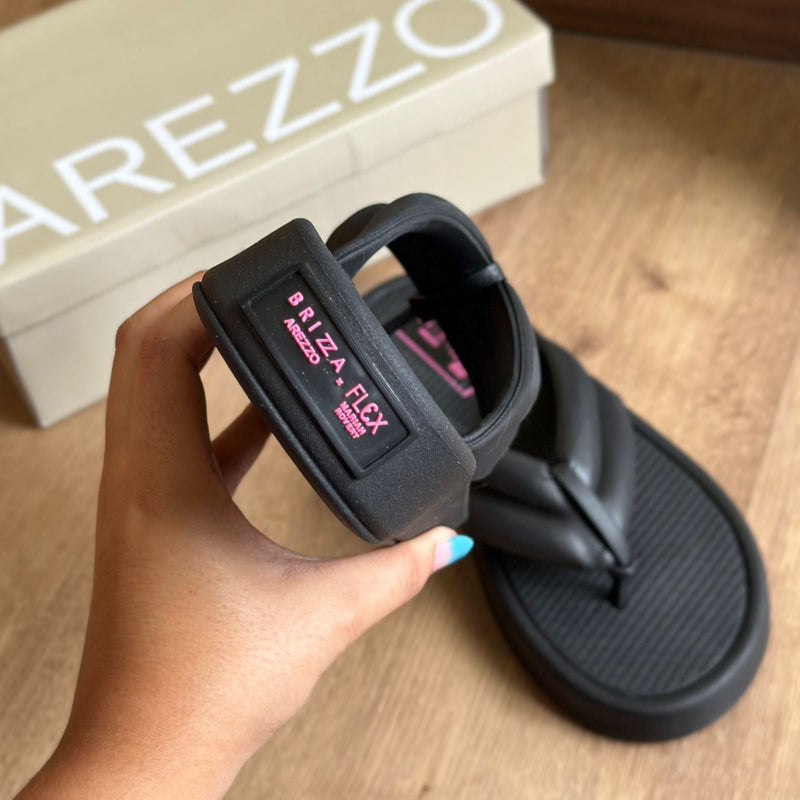 Sandália Arezzo Tiras Largas Flatform Kim Flex Z190100015