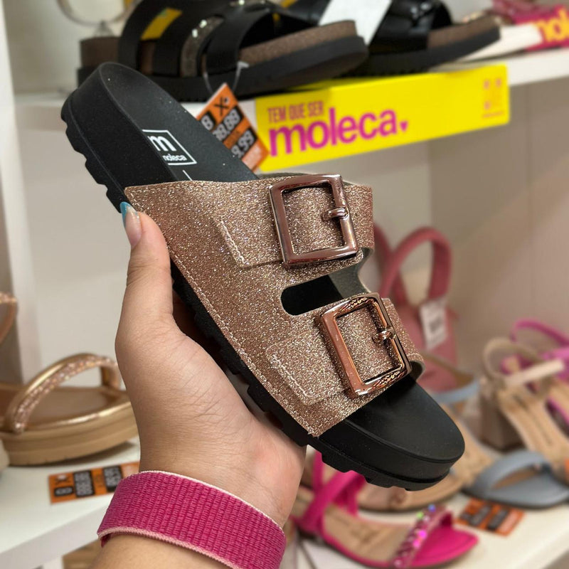 Sandália Moleca Glitter 5436.401