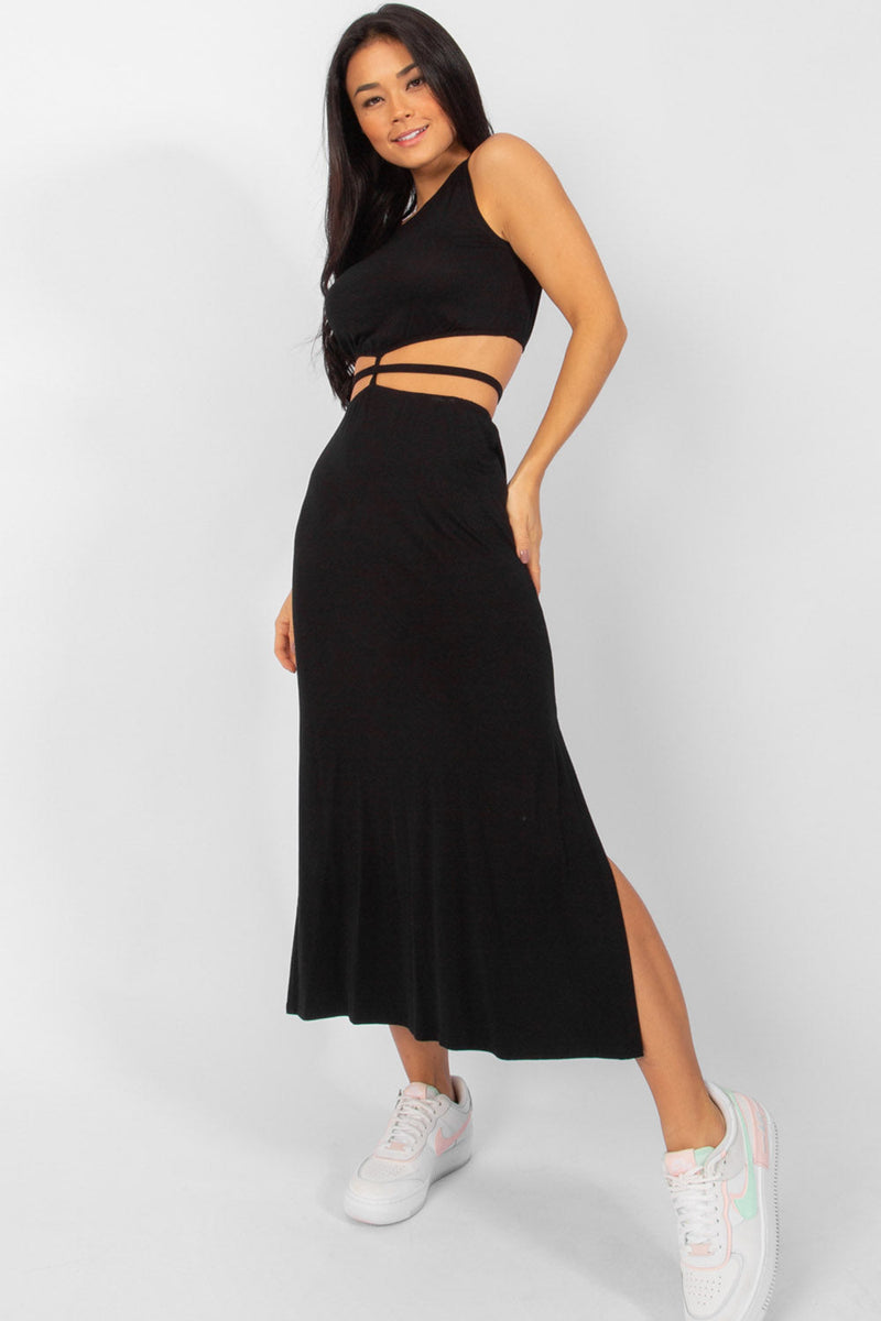 Vestido Midi Leblon Preto